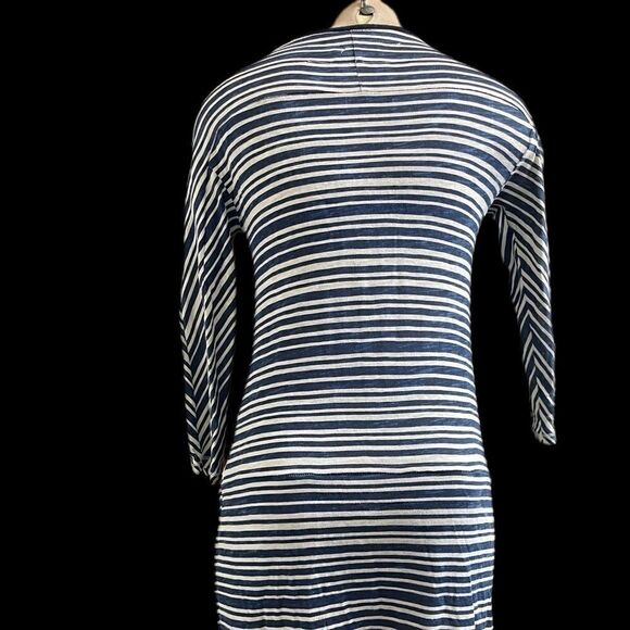 Rag & Bone Knit Blue Nautical Stripe Knit Dress - Picture 4 of 13